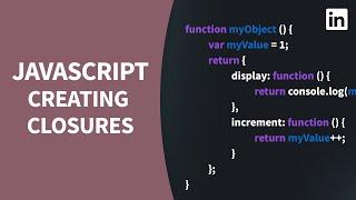 JavaScript Tutorial - Explore nested FUNCTIONS and scope with closures