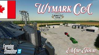 NEW ‘MONETTE EXTENSION’ MOD MAP! “WYMARK CA” MAP TOUR! | Farming Simulator 22 (Review) PS5