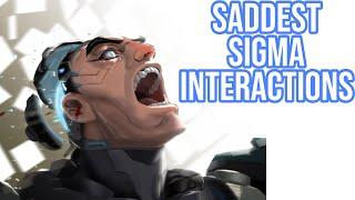 Sigma's Depressing Interactions - Overwatch 2