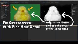 Green Screen Hair - How to key shots with fine hair detail, even from an 8-Bit Camera