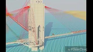 3DSMAX Rendered animation | The Hypothetical 2nd Padma Bridge |