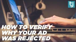 How To Verify Banner Rejection Reasons on TrafficJunky