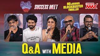 Q & A With Media at Mathu Vadalara 2 Success Meet | Sri Simha | Faria Abdullah | Mahaa Max