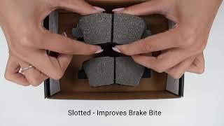 KFE1313-104 QuietAdvanced Rear Ceramic Brake Pad Unboxing