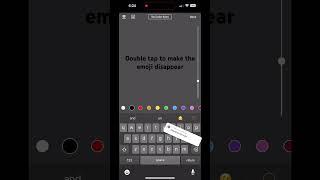 How to make the double tap to make the emoji disappear trend | #tutorial #yourwelcome #trending