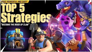Top 5 Th12 Attack Strategies 2024 | Best Attack Strategies for Th12