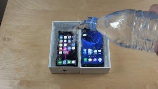 iPhone 7 vs. Samsung Galaxy S7 Water Freeze Test 10 Hours! What Will Happen?!