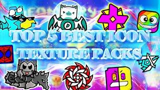 TOP 5 BEST EPIC ICON TEXTURE PACKS FOR GEOMETRY DASH 2.11 [#14] | Irving Soluble