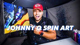 The Second Spin Art Session! Johnny Q Daily Vlog Episode 40