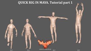 Como Hacer Rigging en Maya/ Quick Rig in Maya Tutorial Part 1