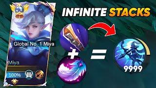 10X FASTER FULL STACK IN 1 SEC! USING THIS COMBO BUILD! NEW SEASON MIYA BEST BUILD 2024!!!!