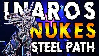 INAROS NUKES Steel Path | Ability Nuke Inaros Build! | Elemental Sandstorm INAROS BUFF!