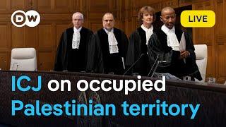 Live: ICJ delivers opinion on Israel's policies in the occupied Palestinian territory | DW News