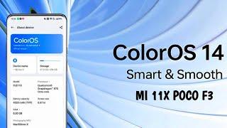 Color OS 14.1 Oneplus Ace 3 Port for Poco F3 MI 11X Android 14 Alioth