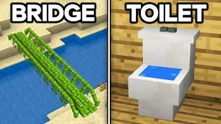 24 Genius Minecraft Build Hacks!