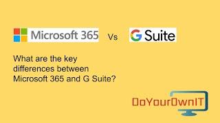 G Suite vs Microsoft 365