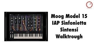 Moog Model 15 Synthesizer IAP: Sinfonietta Sintesi Walkthrough