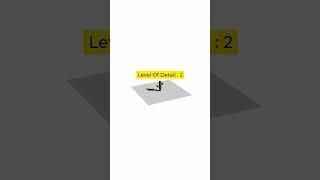 Level Of Detail In Three.js #Shorts