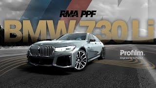 We applied RMA PPF to this BMW 730Li fully protecting the car with Paint Protection Film. Must Watch