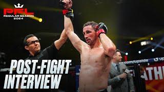 Brendan Loughnane Sioux Falls Post Fight Interview | 2024 PFL Regular Season