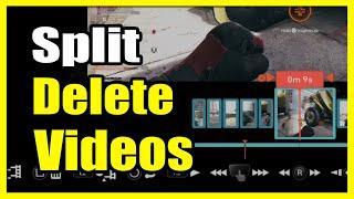 How to Split & Delete Video Clips quickly on Sharefactory PS5 (Video Editing Tutorial)