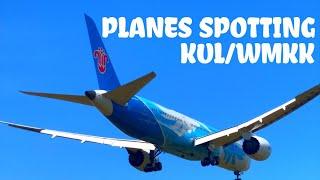 (4K) KUALA LUMPUR INTERNATIONAL AIRPORT(KLIA) RUNWAY 32L PLANES SPOTTING (KUL/WMKK)