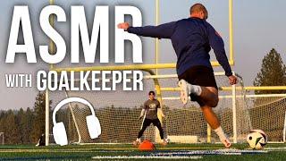 ASMR Training Session w/ Goalkeeper | Soccer / Football Training Session