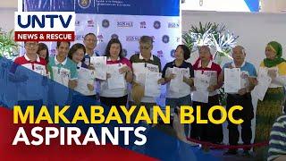 11 senatorial aspirants ng Makabayan Bloc, naghain na ng COC