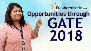 Opportunities through GATE 2018 - Recruitment Notifications, PSU Jobs, Careers, M.Tech Admissions