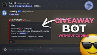 Create a Discord Giveaway Bot Without Coding 24/7 Hours Online