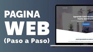  COMO Crear una PAGINA WEB con ( HTML + CSS & JS ) | PASO A PASO 2024