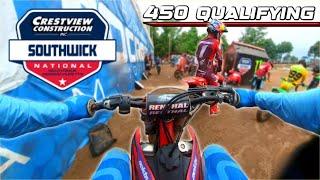 Qualifying for the 2024 Southwick Pro National - 450 Class