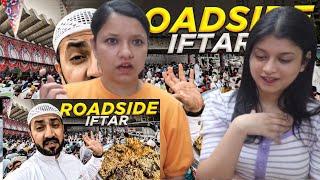 Non Muslim Reaction On Huge Roadside Iftaar In Makkha By Abdul Malik Fareed | Iftaar In Makkah