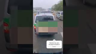 Polizei Kolonne bremst Lkw Fahrer aus #lkwfahrer #dashcamvideos #germany