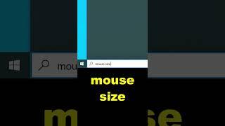 Change Mouse Pointer Size in Windows