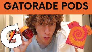 TRYING GATORADE PODS TIE DYE