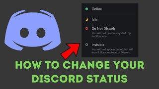 How to Change Discord Status to Do Not Disturb, Idle and Invisible 2019