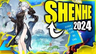 ️ I Maxed! my F2P SHENHE Build in 2024 [And Spent All My Resin]