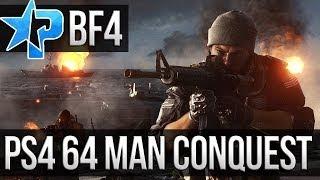 BF4: Playstation 4 64 Man Conquest Servers Talk! (Battlefield 4 PS4 Gameplay)