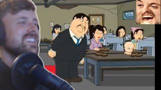 Forsen  Reacts - Family Guy Roasting Different Countries