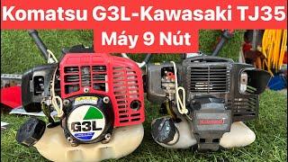 25/02 Máy Cắt Cỏ Komatsu G3L - Kawasaki TJ35. Zin nguyên bản Japan-Ga Bóp @cuongsuamay5423