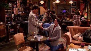 Friends-HD videos-Chandler mad at Ross for breaking the code of  kissing a friend's mom.