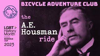 LGBT+ History Month Ride  2023 - A.E. Housman with the Bicycle Adventure Club