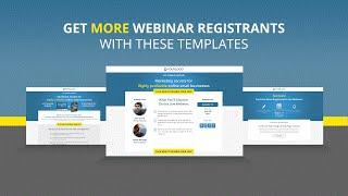 Thrive Landing Page Templates for Your Next Webinar