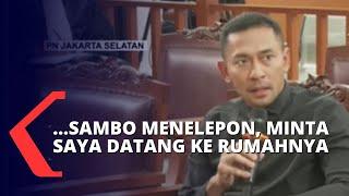 Ditelepon Sambo untuk Datang ke Rumah, Acay: Posisi Beliau Saat Itu Merokok dengan Wajah Merah