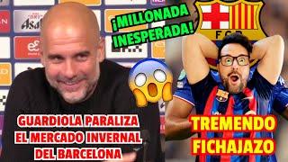  ¡GUARDIOLA ACABA CON EL PROBLEMA DEL BARÇA | UNA MILLONADA PARA CERRAR EL FICHAJE DE ESTE CRACK!