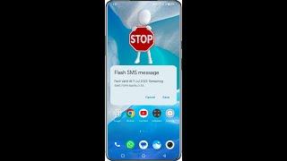 Stop Flash SMS on Android