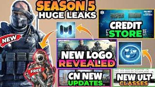 *NEW* SEASON 5 (S18) CODM HUGE LEAKS | FREE SKINS | CREDIT STORE | UDT CLASSES | MORE