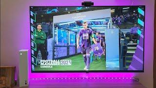 Football Manager 2023 Gameplay Xbox Series S (4K HDR Upscaling)