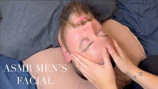 SOOTHING ASMR MEN'S FACIAL | GENTLE SKINCARE FOR RELAXATION